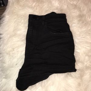 Bdg black jean shorts
